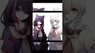 どっちの猫耳が好き？ #animation #oc #手描きアニメ