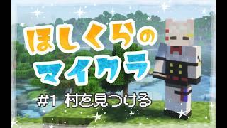 【#ほしくらのマイクラ】#1 魔女の気ままなマイクラ生活🪄🏠【#minecraft 】
