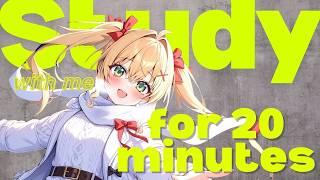【 #勉強ライブ配信   】 作業20分▶10分休憩【#勉強用bgm   】