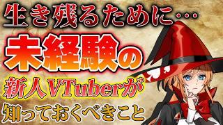 【絶対に生き残るために】未経験の新人VTuberに知っておいてほしいこと5選