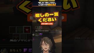「癒しの一言ちょうだい」→「人はいつか死ぬんだよ」【マイクラ/かなで鯖/VTuber切り抜き】