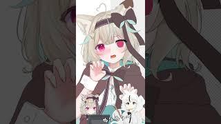 甘狼このみさんの線画をお借りして塗ってみた! #shorts  #このみすけっち