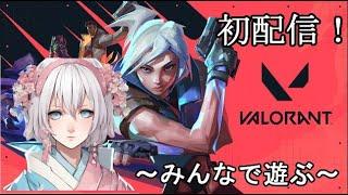 【初配信】Valorantみんなでやります！　ウメ★ノキ【個人勢Vtuber】