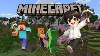 【Minecraft】ガチ初心者のマイクラ。洞窟行ってみるぞ！＃2【#ヨルカゼ #初見さん大歓迎＃チル ]