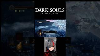 一周目で斬れなかった白竜シースの尻尾を切断しはしゃぐ不死人 #ゲーム実況 #ダークソウルリマスタード #shorts #月光剣　#白竜シース　#フロムゲー