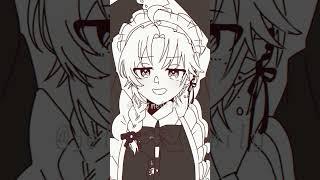 へぇ…？#にじさんじ #叶 #メイド服 #新衣装 #vtuber #イラスト #デジタルイラスト #リードコントロール