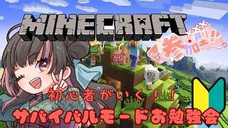 #20【#Minecraft】概要欄必読。参加型！マイクラ初心者が行く！お勉強会！！#vtuber #新人vtuber#初心者