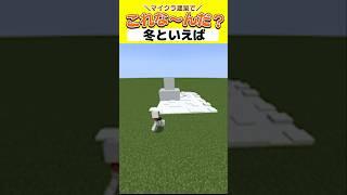 【 これな～んだ 】これは確かに冬！【 #vtuber × #minecraft  】#shorts #マインクラフト #マイクラ