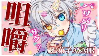 【咀嚼音】バイノーラルマイクを使って心地よいお菓子の音を見つける！【Vtuber】