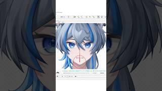 【#live2d 】VTuber face making 2🪐【#虚宙そら #新人vtuber #shorts 】#vtuber #vtuber準備中