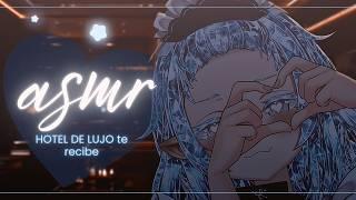 【 ROLEPLAY ASMR 】 ¡HOTEL de LUJO te consiente! ☁ (masaje y atención personal) | RinnaChii ASMR