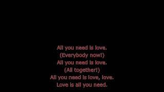 [KARAOKE] All you need is love - Beatles (修正版)