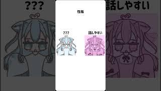 地雷ちゃんと比べてみた！#テンプレート使用 #アイビスペイント