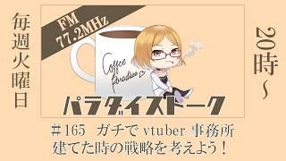 【楽園さんのパラダイスTALK！！ #165】～ガチでvtuber事務所建てた時の戦略を考えよう！～ 2026年7月28日【Vtuberコーヒーの楽園】