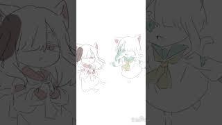 動かす絵を描くメイキング #メイキング #落描き #アイビスペイント #おすすめにのりたい