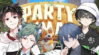 【Party Animals】固い絆に亀裂？！動物になって大乱闘！！！【狛獅子こまきち/#新人Vtuber】