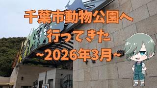 【vlog】千葉市動物公園行ってきた~2026年3月~