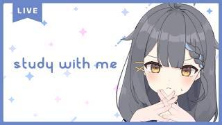 【 Study with me 】高校生と1.5時間一緒に勉強・作業 / pomodoro 25-5 【#閏/#新人VTuber】
