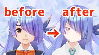 VRoidテクスチャを変更してVRoidっぽくないアバターを作ろう！