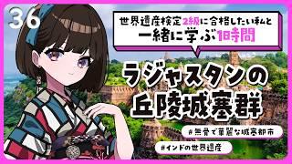 【#世界遺産】2級合格までの道！堅牢で豪華な要塞都市🏰ラジャスタンの丘陵城塞群の話【#Vtuber/#旅家いちか】