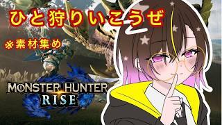 【#モンスターハンターライズ 】初見歓迎！素材とお金を集めたい！！！