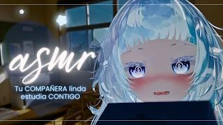 【 ROLEPLAY ASMR 】 ¡Tu COMPAÑERA LINDA quiere ESTUDIAR CONTIGO! 📚 ☁ | RinnaChii ASMR