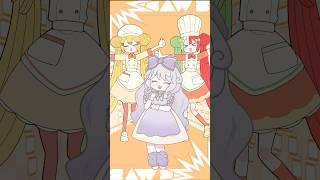 本家の2人と一緒に！スパソゲッティ踊ってみた！【Vtuberアイドルグループ】#shorts #vtuber #すいーとちあ