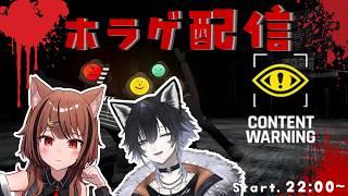 #contentwarning   コラボ！！羽月うずなさんと怖いいいゲームをする　#ゲーム実況    #vtuber #黒田ルイ