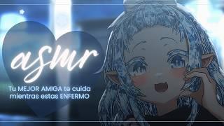 【 ROLEPLAY ASMR 】 ¡Tu MEJOR AMIGA te CUIDA mientras estas ENFERMITO! ☁ | RinnaChii ASMR
