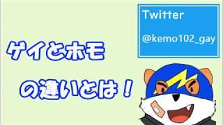 ゲイとホモの違い、LGBT関係の単語について説明します！【バーチャルYoutuber】