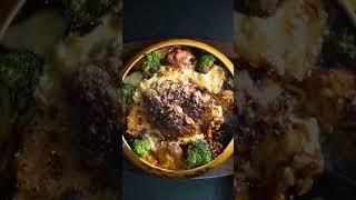 ペヤングでハンバーグカレードリアに魔改造 / 62 #ペヤング #魔改造レシピ #飯テロ #ASMR料理