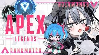 【 APEX 】 明日のカスタムに向けて!現在プラ3 慣らしソロランク💎キーマウ女子 【 VTuber 】