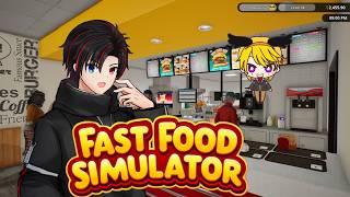 【Fast Food Simulator】飲食店開店したい!!かも?!【月城優/Vtuber】withロロバット
