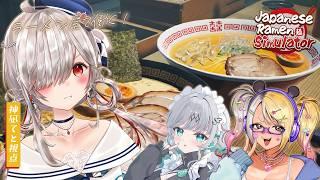 【コラボ🍜】A型なとこ見せちゃうぞ!3人でラーメン屋経営!Japanese Ramen Simulatorを遊ぶ!【 #Vtuber /神凪てと】