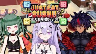 【コラボ】魔王サタン&区先と食べながら雑談 ~リスナーのお悩みも聞くよ~【ただお寿司食べよう!】#1