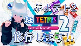 【ぷよテト2】修行回part2!!!!目指せレート2000ベテランさんアドバイスとかよろしくお願いします!!【白狼ウル/Vtuber】