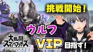 【スマブラSP】ウルフVIP挑戦 #1|ハイスタンダードキャラでスマブラを学ぶ!