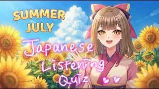 Let's learn Japanese 💗TODAY Listening Quiz✨