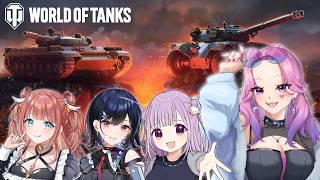 【 #PR ぶいきゃす×からくり 】みんなで遊ぶWoT‼かっけぇ戦車を乗り回すぜ❣【#入琉浪るか #vtuber #からくり #新人vtuber #wot 】