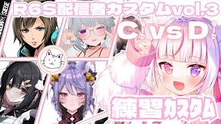 【#R6S】※鳩禁 CチームvsDチーム★配信者カスタムvol.3練習SCRIM!!【#新人vtuber 】
