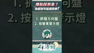 國道爆胎踩煞車?小心直接面對OO搖擺! #台灣vtuber #斯在哈囉 #防災vtuber #斯被Shorts