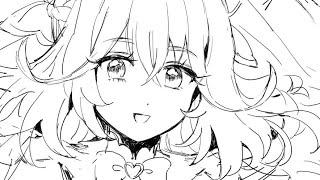 【#作業雑談】最後のお絵描き配信🎀話そうねー♪リクエストもOK❣
