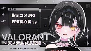 【VALORANT】下手だけど何か?って顔して銃握る。【天ノ紫烏/#紫烏ノ見守りカメラ】