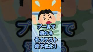 体力テスト最下位女!!プールで溺れる!? #新人vtuber #vtuber #shorts