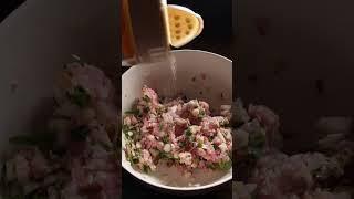 こどおじのマンガ飯【ドロヘドロ空腹虫の大葉餃子】 #漫画 #cooking #food #ドロヘドロ