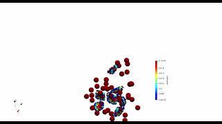 【mix_sphere_multisphere】球と多球クランプを混在させ自由落下を可視化。オープンソースで無料のLIGGGHTSで解析。