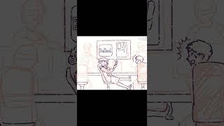 【タイムラプス】職場でBeReal【イラストメイキング】 #shorts