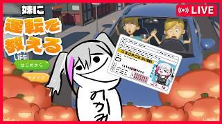 【妹に運転を教える】ゴールド免許を持ってる魅香美さんにマカセロリ!!!!【魅香美_みかみ】 #shorts #縦型配信 #vtuber