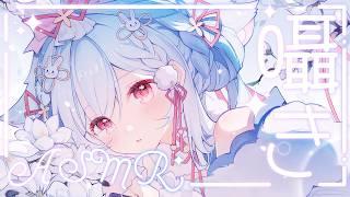 【#ASMR】初見大歓迎♡疲れてる主さまに癒しをお届け❄/吐息/囁き/Sleep【#雪白ノイ #vtuber 】