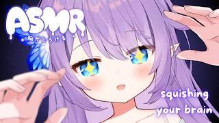 【ASMR】Squishing your brain 🧠 squishy crunchy tingly sounds | RODE NT5